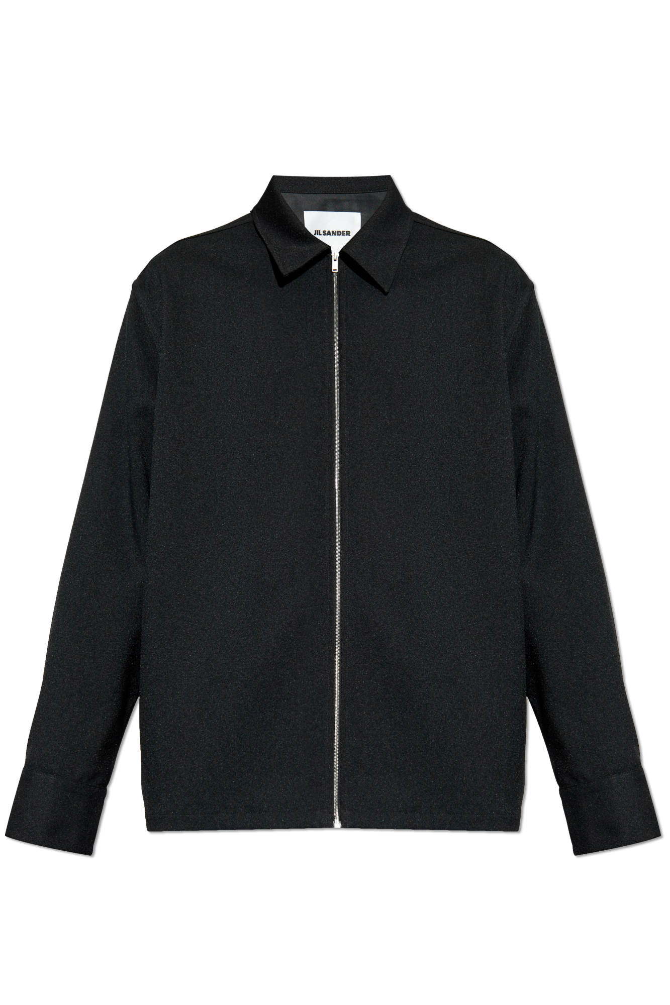 【関税込み】Jil Sander ブラック サテン シャツ Jil Sander サテンシャツ | ブラック | FARFETCH JP